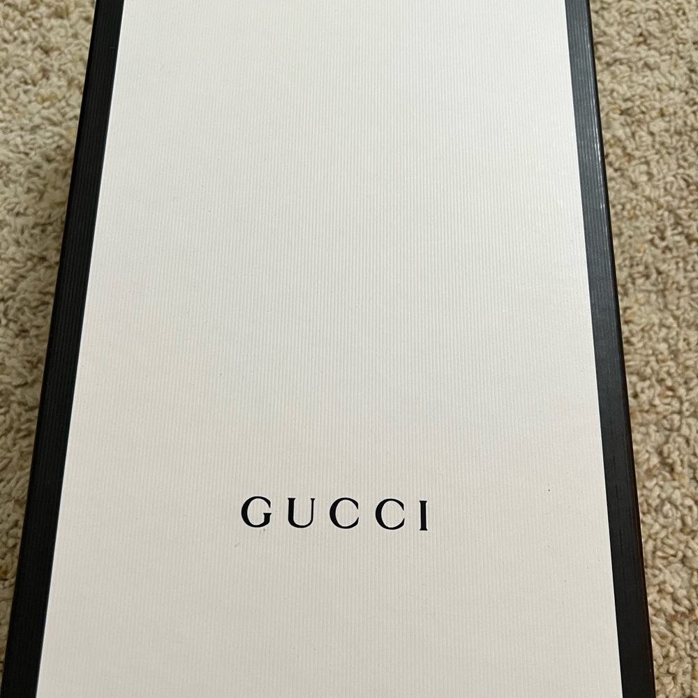 White Gucci sneakers!